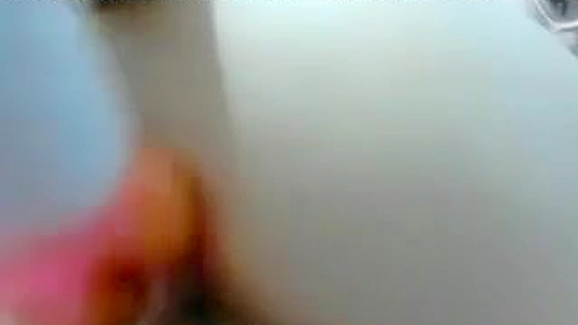 书呆子亚洲女孩在镜头前用震动棒塞满自己的小穴