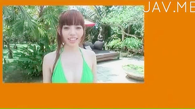 比基尼模特晒日光浴后被疯狂征服