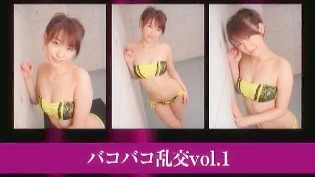 可爱的日本小妹同时为三根巨屌口交服务