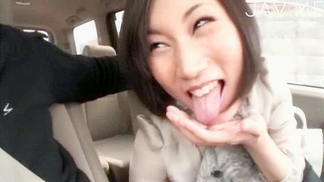 迷人的日本甜心带来的愉快口交体验