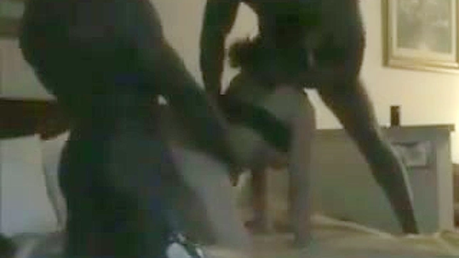 亚洲美女与两位壮硕黑人男伴