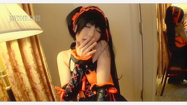 日本女仆口交后在屁股上射精