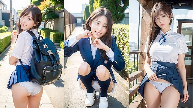 少女的内裤 - 不知道自己已陷入困境的女孩们