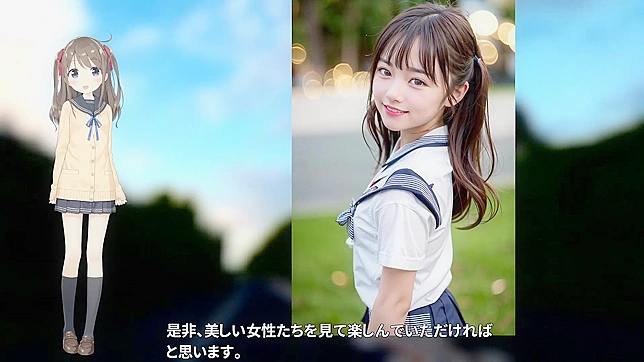 穿水手服的美女渴望性爱AI色情视频