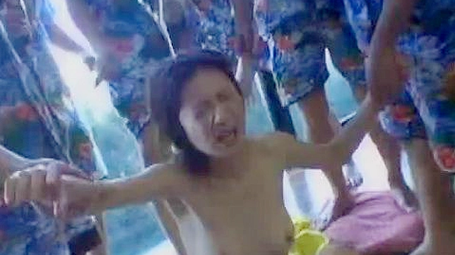 日本温泉餐厅的性感触感体验