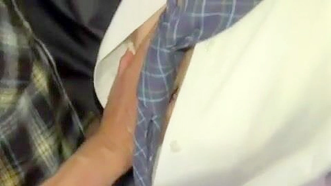 受折磨的亚洲校花在公交车上与月崎优奈的秘密车震体验