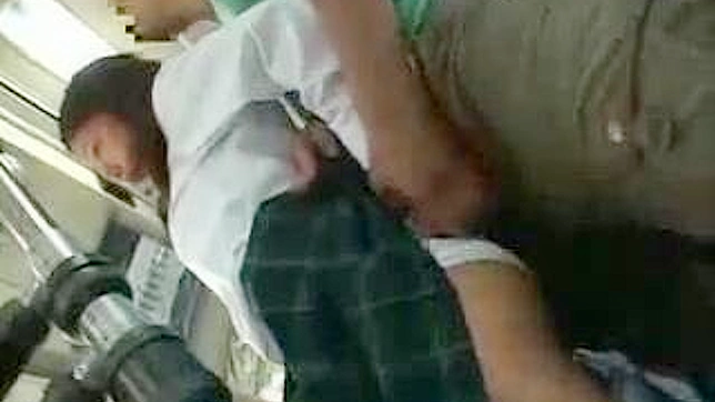 日本女校生在公共交通工具上的秘密邂逅体验