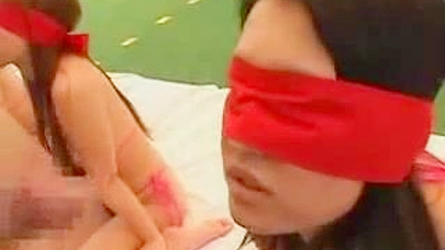 蒙眼日本AV女星排隊奉上口活風情