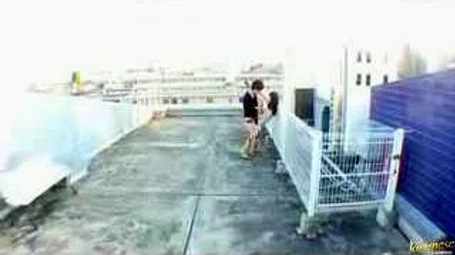 变态男孩在楼顶操弄东方女孩