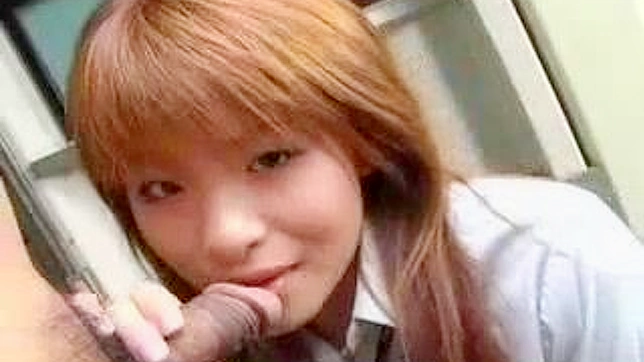 性感学生在日本被陌生人诱惑