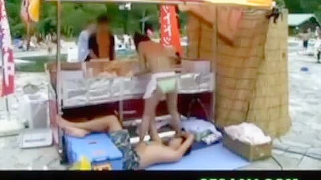 亚洲美人户外炫目性感表演！