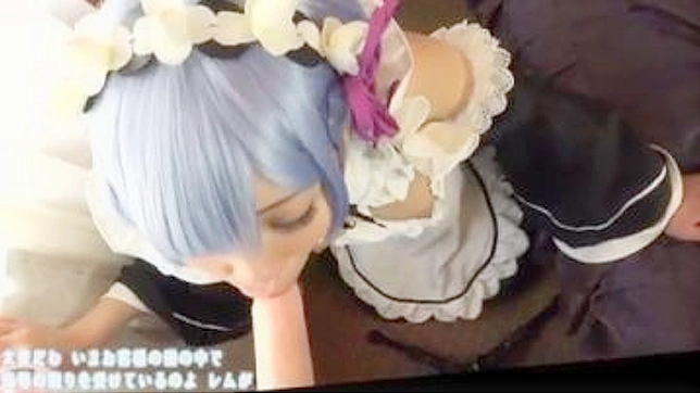 迷人的日本美女进行性感cosplay，激烈前戏和火热性爱！
