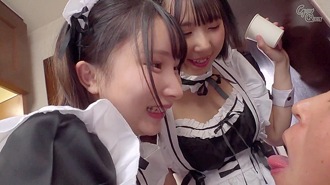 激情喷射，尖叫高潮与日本酒店女佣的深喉狂欢！