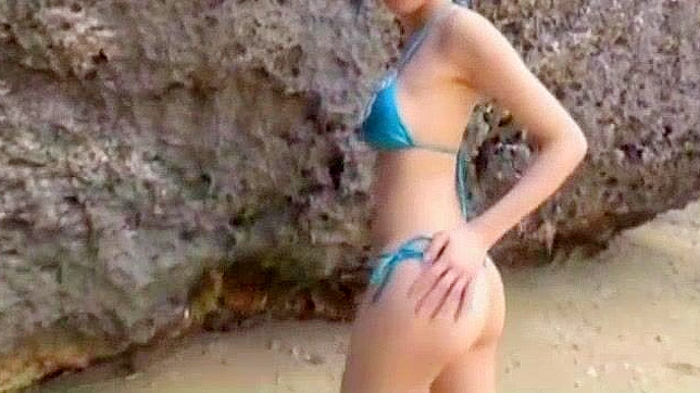 异国风情日本女郎美沙千波户外比基尼的JAV奇遇记