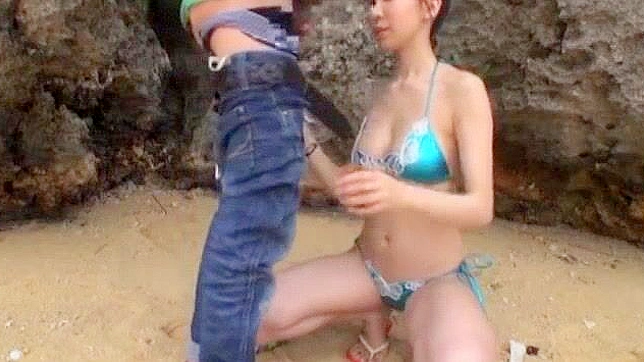 异国风情日本女郎美沙千波户外比基尼的JAV奇遇记
