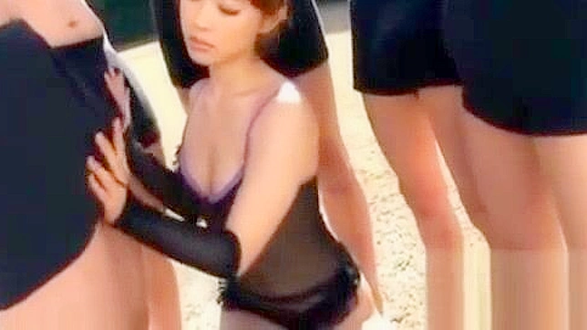 JAV色情 ~ 美丽湿润的阴道在户外性爱中被彻底征服