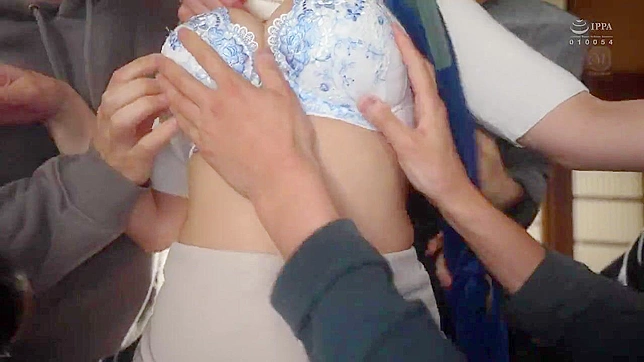 日本熟女奴隶的屈辱：大屌进入毛茸阴户