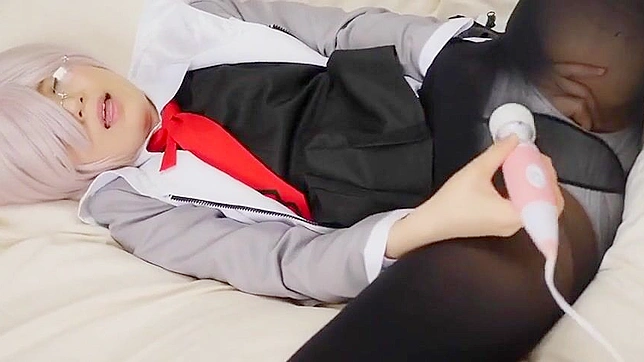 穿丝袜的日本女coser！