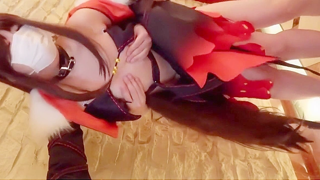 棕发魅惑女郎的热辣淫荡性爱视频！