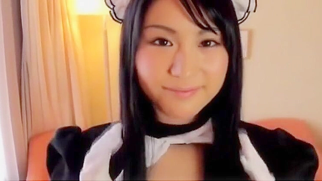 戴手套的女仆装JAV美女—仅限你眼中的享受！