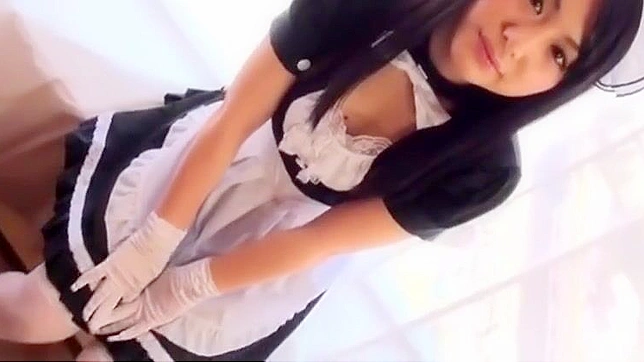 戴手套的女仆装JAV美女—仅限你眼中的享受！