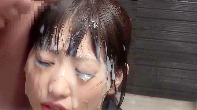 JAV妖艳女奴被热精液浇透！仅在ShortTimeBukkake观看