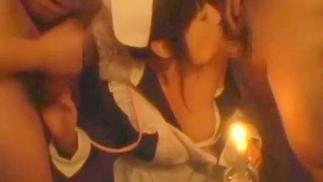 JAV美女香澄佳穂的狂热群交和颜射场景