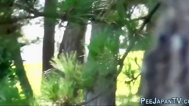 穿高跟鞋的日本美女户外小便——必看！