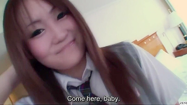 日本辣妹学生在爱情旅馆与熟男进行短暂激情一夜情生活变坏