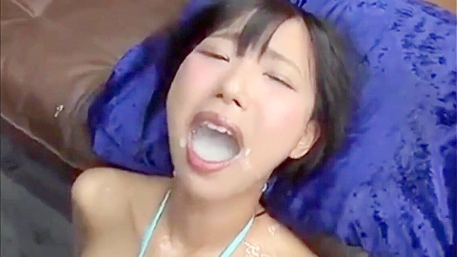 亚洲美女狂野群交冒险——不停吸吮吞精。