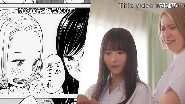 色欲学生野乃香和石原望美在卡拉米扎卡里疯狂放纵！