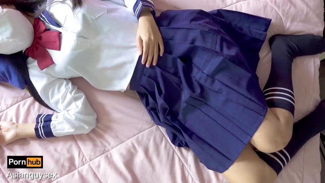 Uniformed Girl 18+ Soaked Wet Pussy with Naked Wet Hole