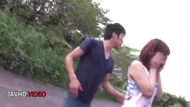 Yuuka Kaede's Wild Outdoor Fuck Fest - Naughty JAV Star Unleashed