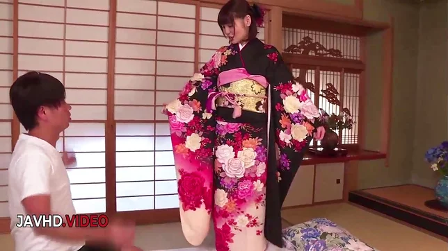 Kimono Beauty Takes Rough creampie - Naughty JAV Fantasy Unleashed