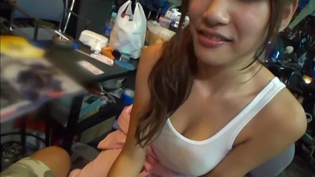 Skinny Asian milf with enhanced tits Nami Aino enjoys cock riding 3