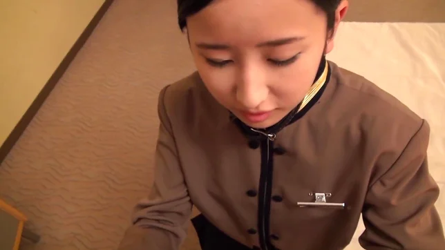 Young amateur girl Suzu Ichinose plays with her shaved pussy