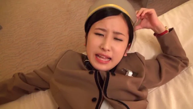 Young amateur girl Suzu Ichinose plays with her shaved pussy 3