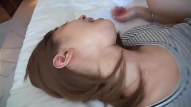 Naughty Yuu Matsuoka uses toys and a dick to get off