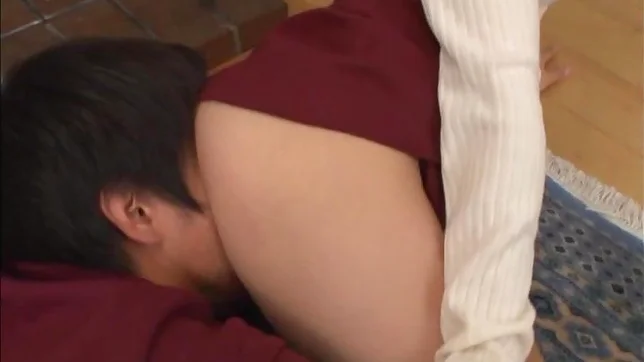 Horny wife opens legs for two massive dicks