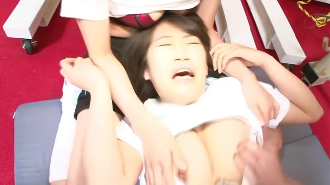 Naughty teen cheerleader lesbian deligts