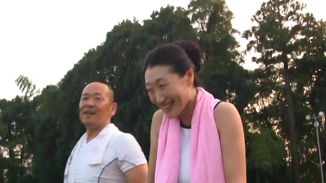 Luscious sporty chick is fucked doggystyle outdoors 4