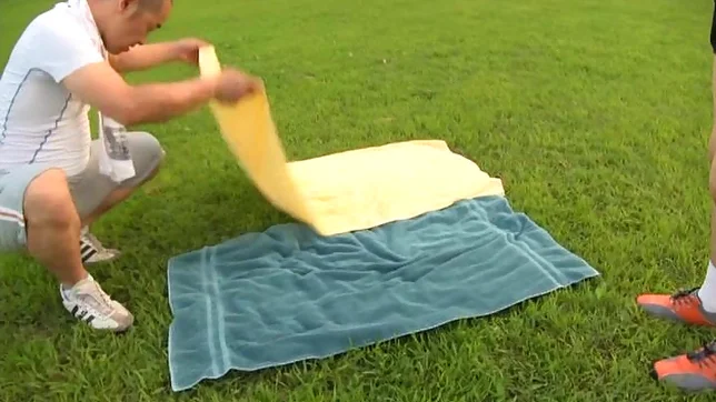 Luscious sporty chick is fucked doggystyle outdoors 4