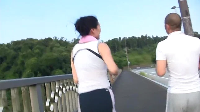 Luscious sporty chick is fucked doggystyle outdoors 4