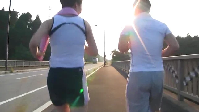 Luscious sporty chick is fucked doggystyle outdoors 4