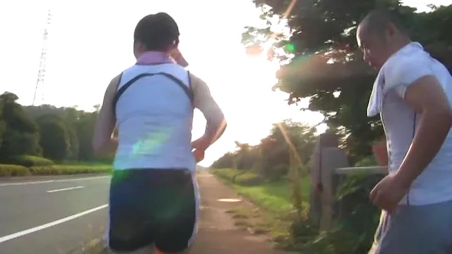 Luscious sporty chick is fucked doggystyle outdoors 4