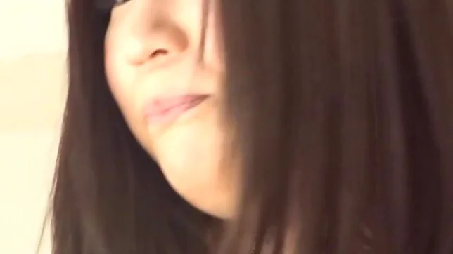 Chitose Saegusa gets on her knees and blows a cock