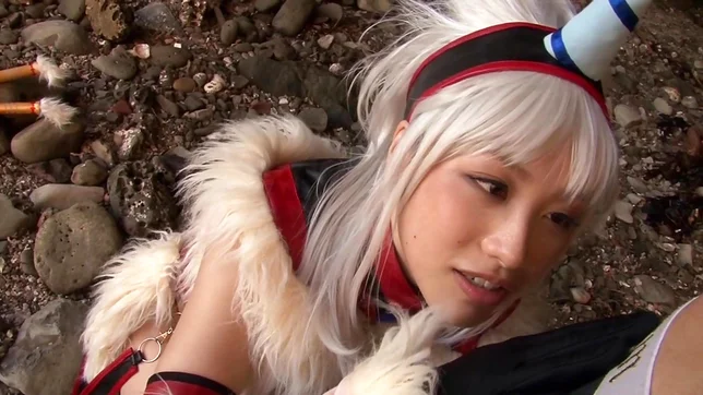 Lovely cosplay loving girl Miki Sunohara gets fucked outdoors 6