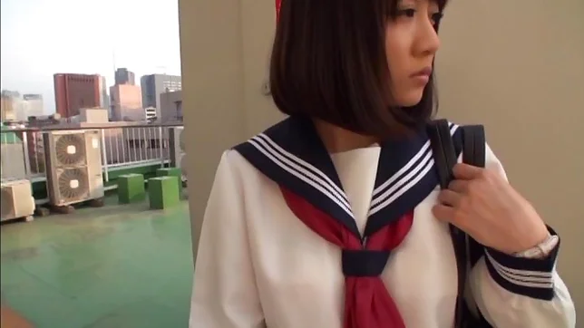 Innocent Japanese schoolgirl Yuri Shinomiya gets fingered 2