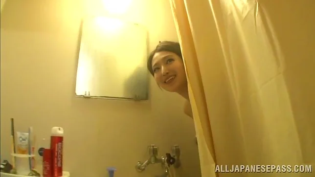 Pretty Japanese teen Mirei Kashiwagi gets her slit drilled hard 2