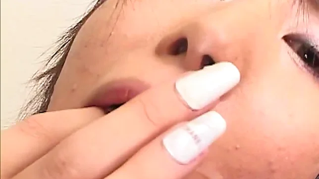 Japanese AV model gives a hot blowjob 3